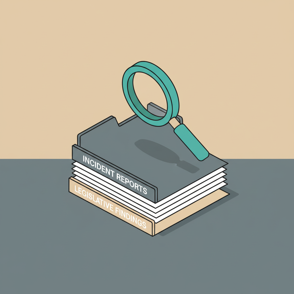 An illustration of neatly stacked documents and folders, symbolizing thorough record-keeping and documentation.