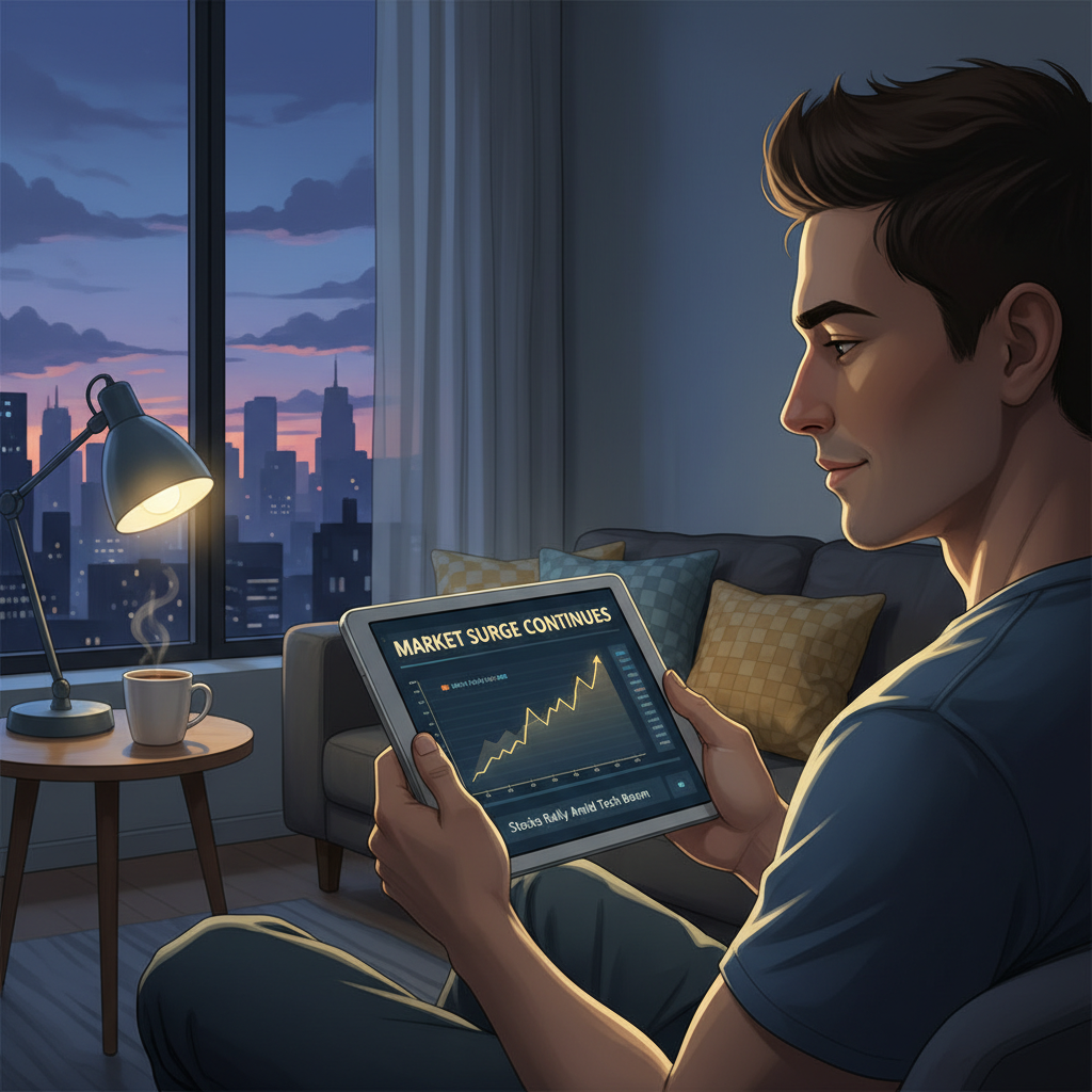 An illustration of a large, abstract funnel directing money towards a small group of figures at the bottom.